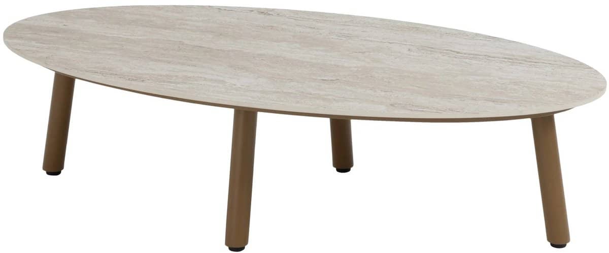 salute lounge tuintafel 120x65xh30 cm ceramic amber taste 4so