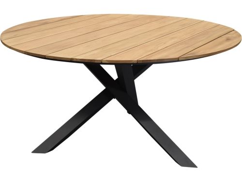 San Jose dining tuintafel 150xH74 cm rond teak blad