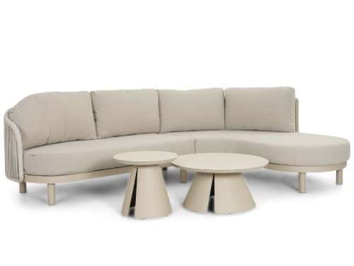 Santika Nanda/Cayora 50/80 cm hoek loungeset 4-delig