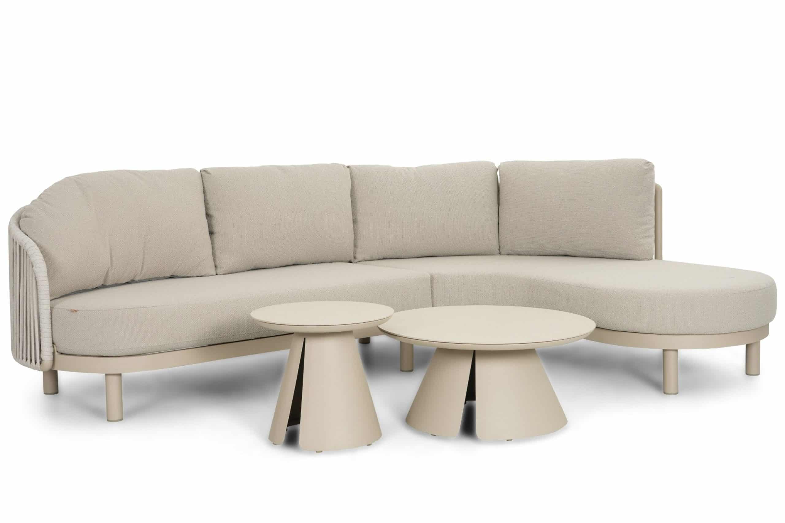 santika nanda/cayora 50/80 cm hoek loungeset 4 delig