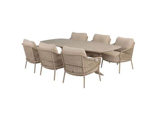 Sardinia Low Diningset 4SO - 4so