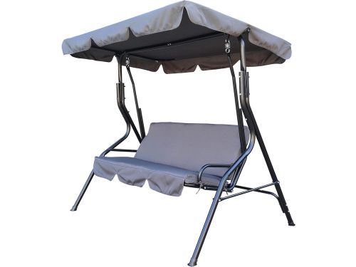 Schommelbank 3 person - Tuinschommel 3-zits grijs bolton 153 x