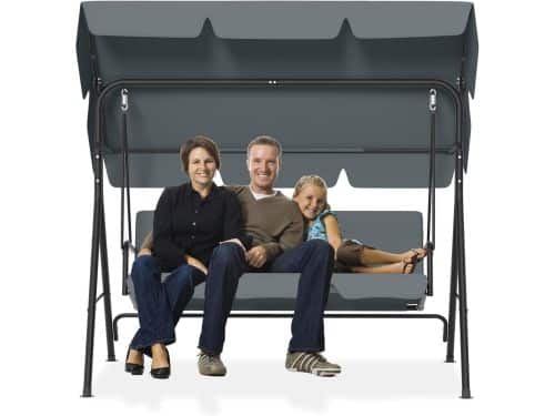 Schommelbank Tuin - Ligstoel Buiten - Ontspannen Zomer - Verstelbaar