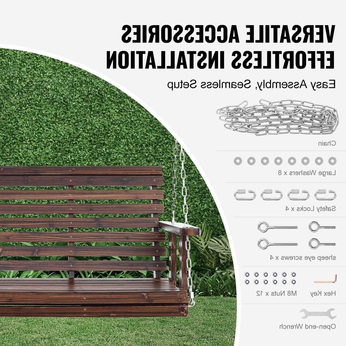 schommelbank tuinschommel tuinbank tuinmeubel hangbank