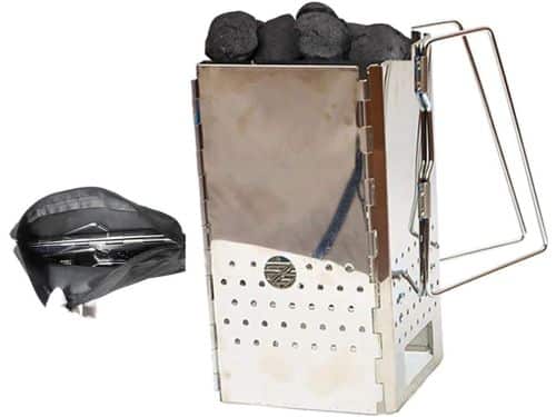 Schoorsteen starter - Houtskool aansteker - BBQ aansteken - Opvouwbaar