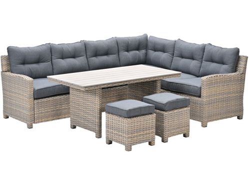 Seagull lounge-diningset - 5-delig - rechts - vintage willow