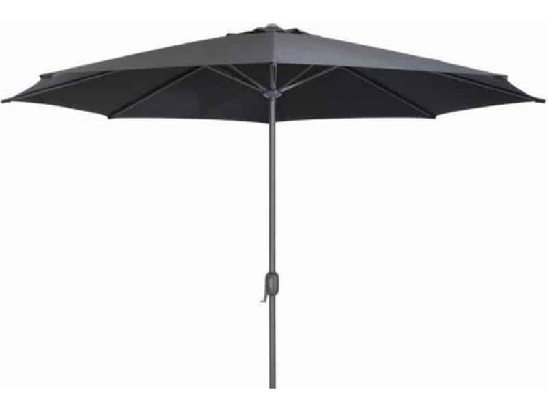 SenS-Line - Salou Parasol Black Ø300 Cm - Zwart