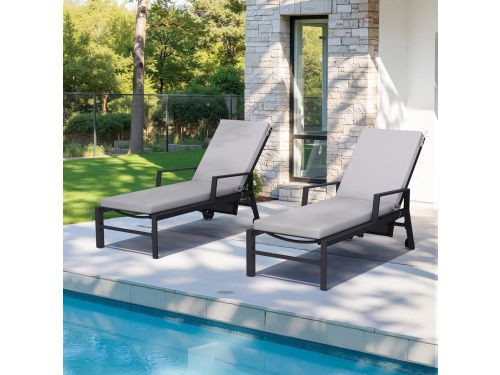 Set van 2 Luxe Chaise Lounge Kussens - Comfortabel en