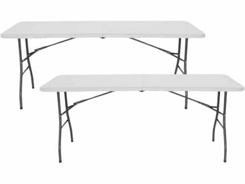 Set van 2 multifunctionele klaptafels 180 cm - Ideaal voor