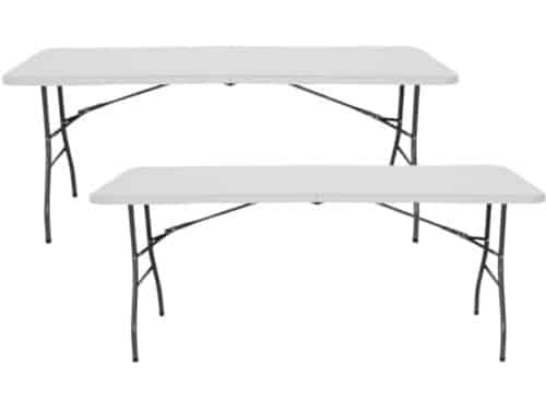 Set van 2 multifunctionele klaptafels 180 cm - Ideaal voor