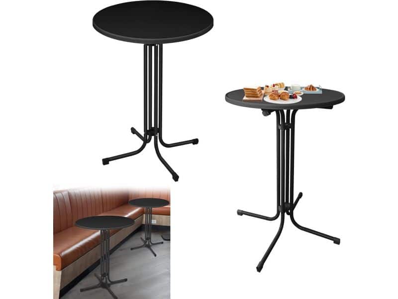Set van 2 Ronde Klaptafels Ø 80 cm