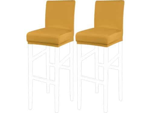 Set van 2 Stretch Krukhoezen - Barstoel Covers Pub Counter
