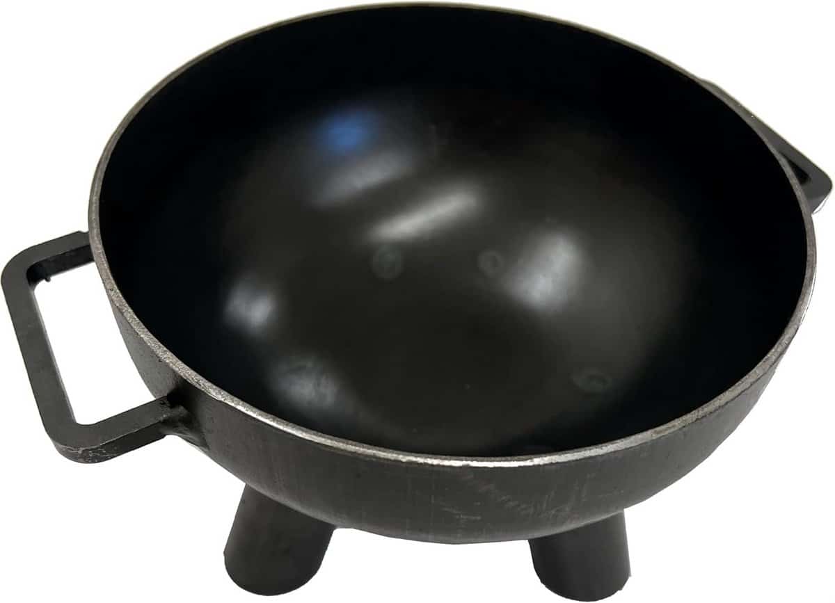 set van 3 mini decoratieve vuurkorven | tafelhaard voor buiten