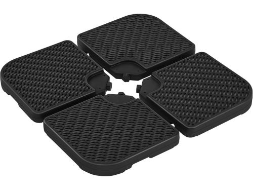 Set van 4 Vulbare Parasolvoet Tegels voor Stabile Verankering