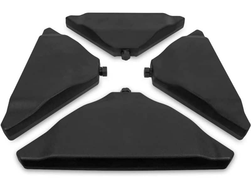 Set van 4 Vulbare Parasolvoeten - 50x50cm - Tot 80kg