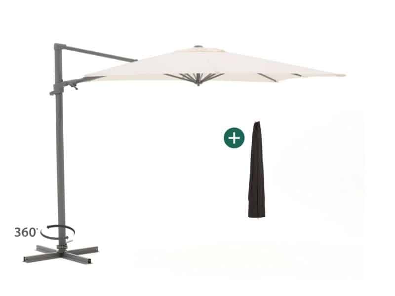 Shadowline Francisco zweefparasol 260x260cm - Laagste prijsgarantie!