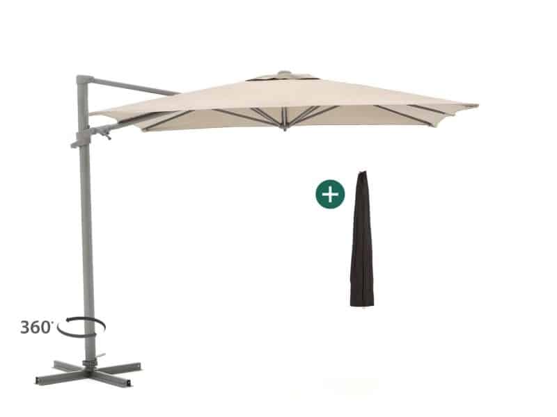 Shadowline Francisco zweefparasol 260x260cm - Laagste prijsgarantie!