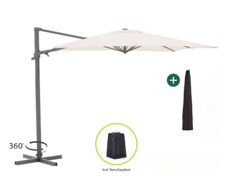 Shadowline Francisco zweefparasol 260x260cm - Laagste prijsgarantie!