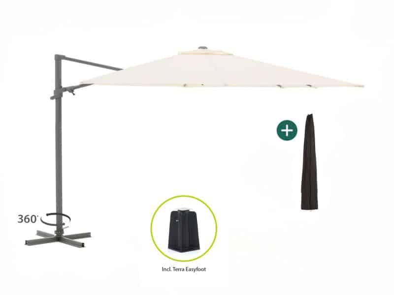 Shadowline Francisco zweefparasol 300x300cm - Laagste prijsgarantie!