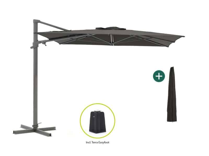 Shadowline Francisco zweefparasol 300x300cm - Laagste prijsgarantie!