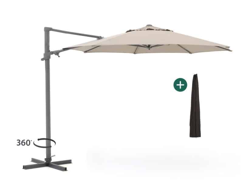 Shadowline Francisco zweefparasol ø 330cm - Laagste prijsgarantie!