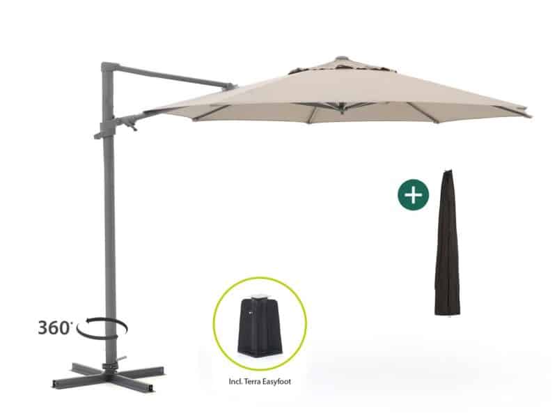 Shadowline Francisco zweefparasol ø330cm - Laagste prijsgarantie!