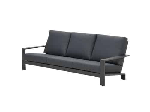 Showroommodel Lincoln 3-zitsbank aluminium antraciet