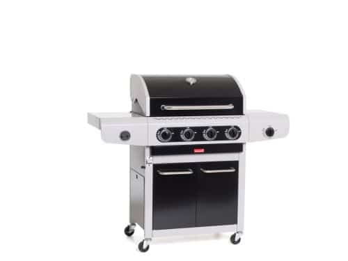 Siesta 412 Black Edition duits gasbarbecue 132x56x118 cm BBQ Barbecook - Barbecook