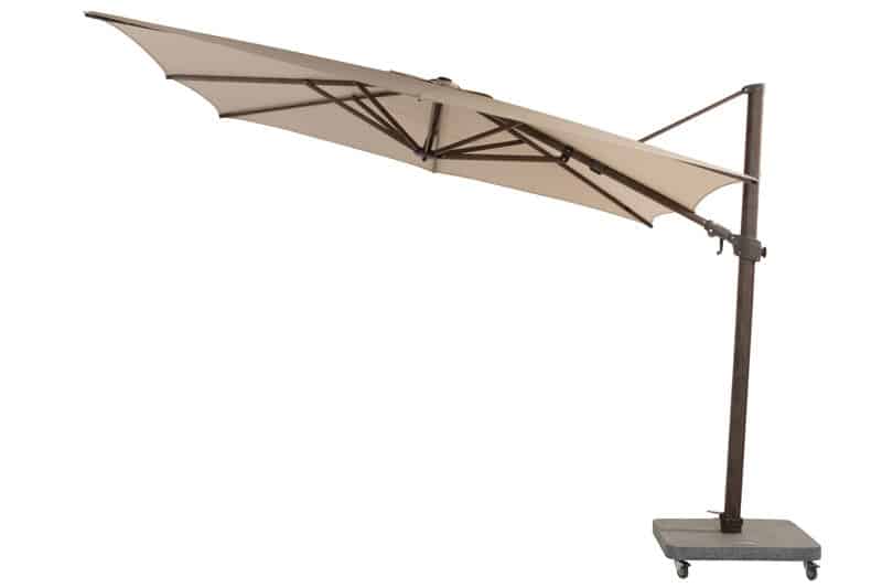 siesta premium parasol beach met wenge houtlook frame 300 x 300 cm 4so 4so