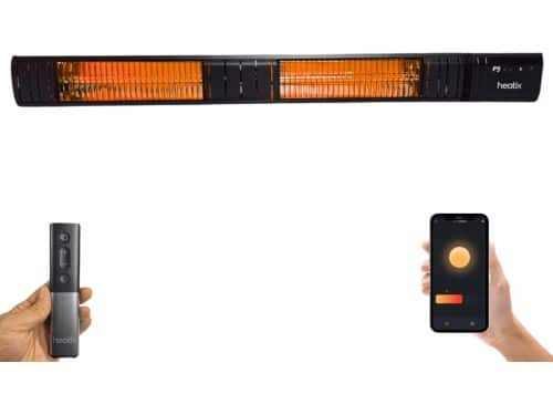 Smart Carbon Fiber Heater 3000W - Wandmodel Terrasverwarmer