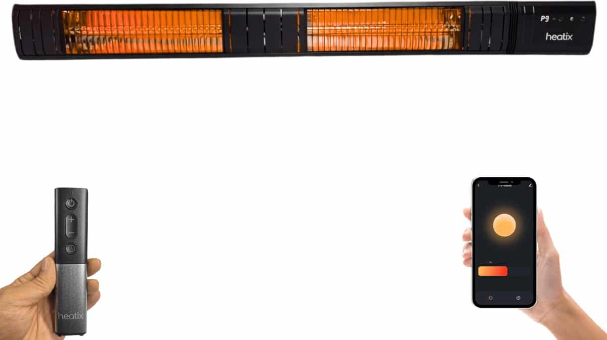 smart carbon fiber heater 3000w wandmodel terrasverwarmer