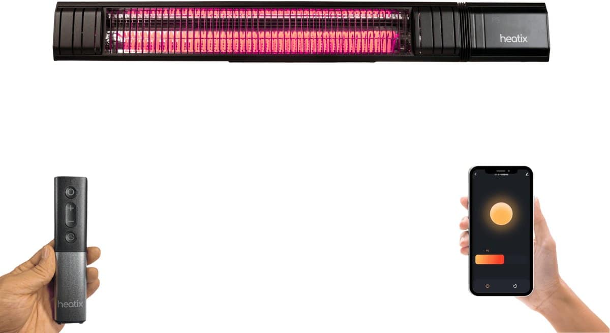 smart golden shadow heater 2500w | heatix terrasverwarmer