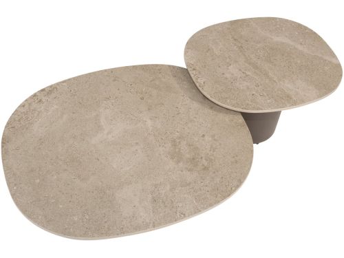 Sofie lounge tuintafels set van 2 keramisch blad 4 Seasons