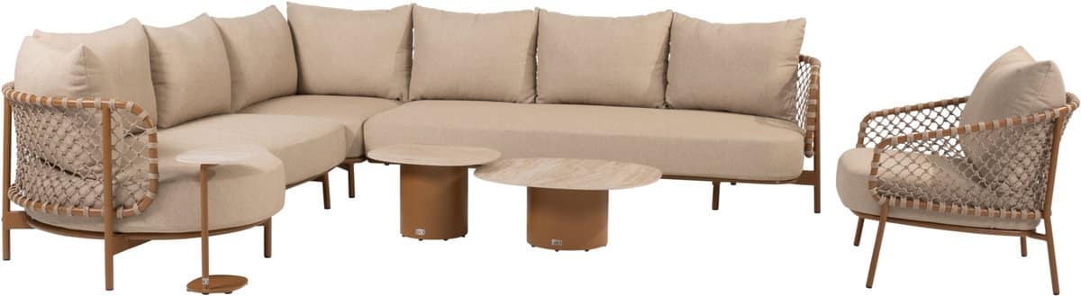 sofie martinique modulaire hoek loungeset 7 delig keramiek amber 4
