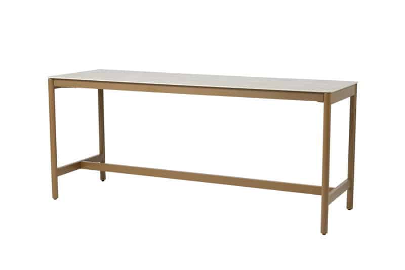 soho high dining tafel amber keramiek 220x75x95 cm taste taste