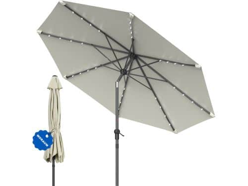 Soontrans - Parasol 300 cm - Met 24 LED-Lampjes