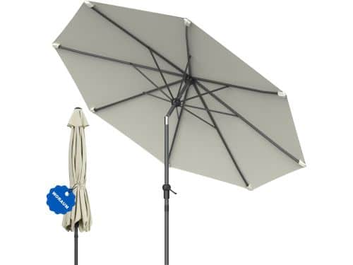 Soontrans - Parasol 300 cm-Tuinparasol met Kantelbaar-Balkonparasol UPF 50+