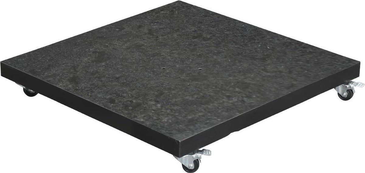 special hawaii granieten parasolvoet 120kg royal antraciet verrijdbaar