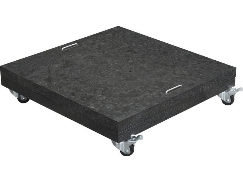 Special Hawaii granieten parasolvoet-150kg-royal antraciet-verrijdbaar