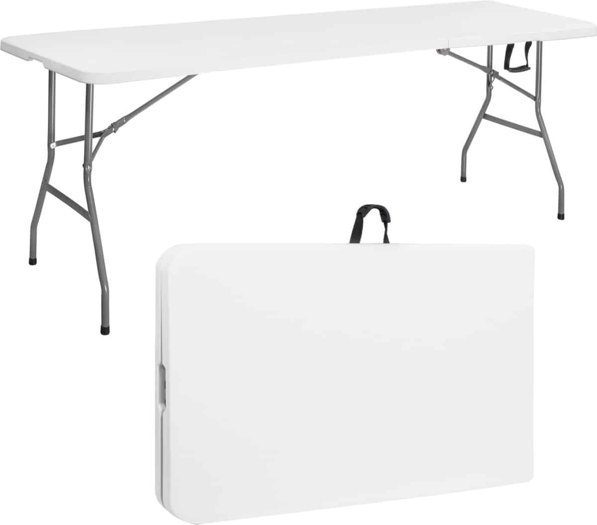 springos klaptafel | vouwtafel | kampeertafel | inklapbaar | draagbaar