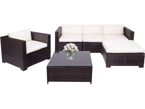 Springos Tuinset - 4 Delig - Stoelen - Bank