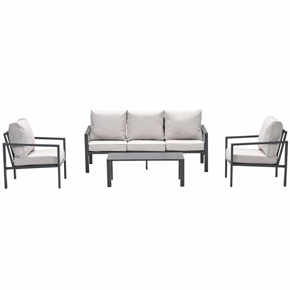 springs loungeset 4 dlg. carbon black desert sand