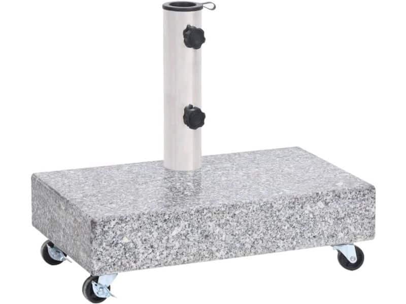 Stabiele Granieten Parasolvoet 45x25x8 cm voor Buiten