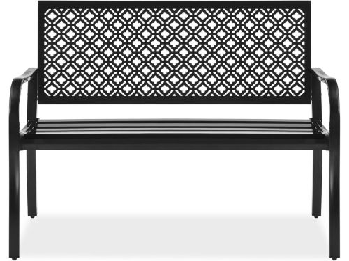 Stalen Bank - 2-persoons Stoel - Buiten Zitten - Hoge