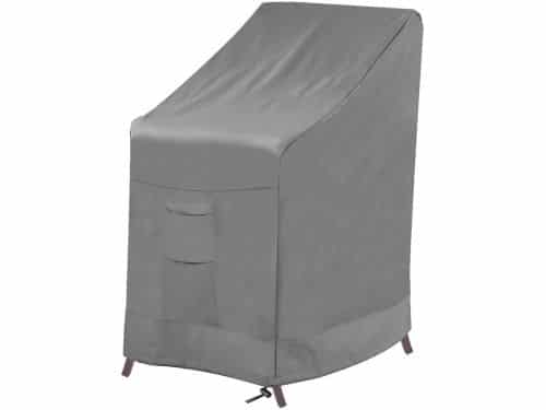 Stapelbare hoezen voor terrasstoelen - Grijs, 36 x 28 x