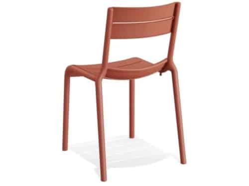 Stapelbare kantinestoel 114 Rood