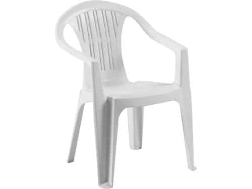 Stapelbare Monoblock Stoel van Polypropyleen - Weerbestendig en Compact