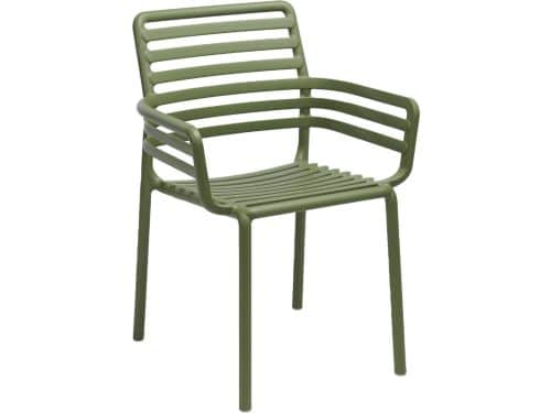 Stapelbare tuinstoel Doga | Kunststof | Agave