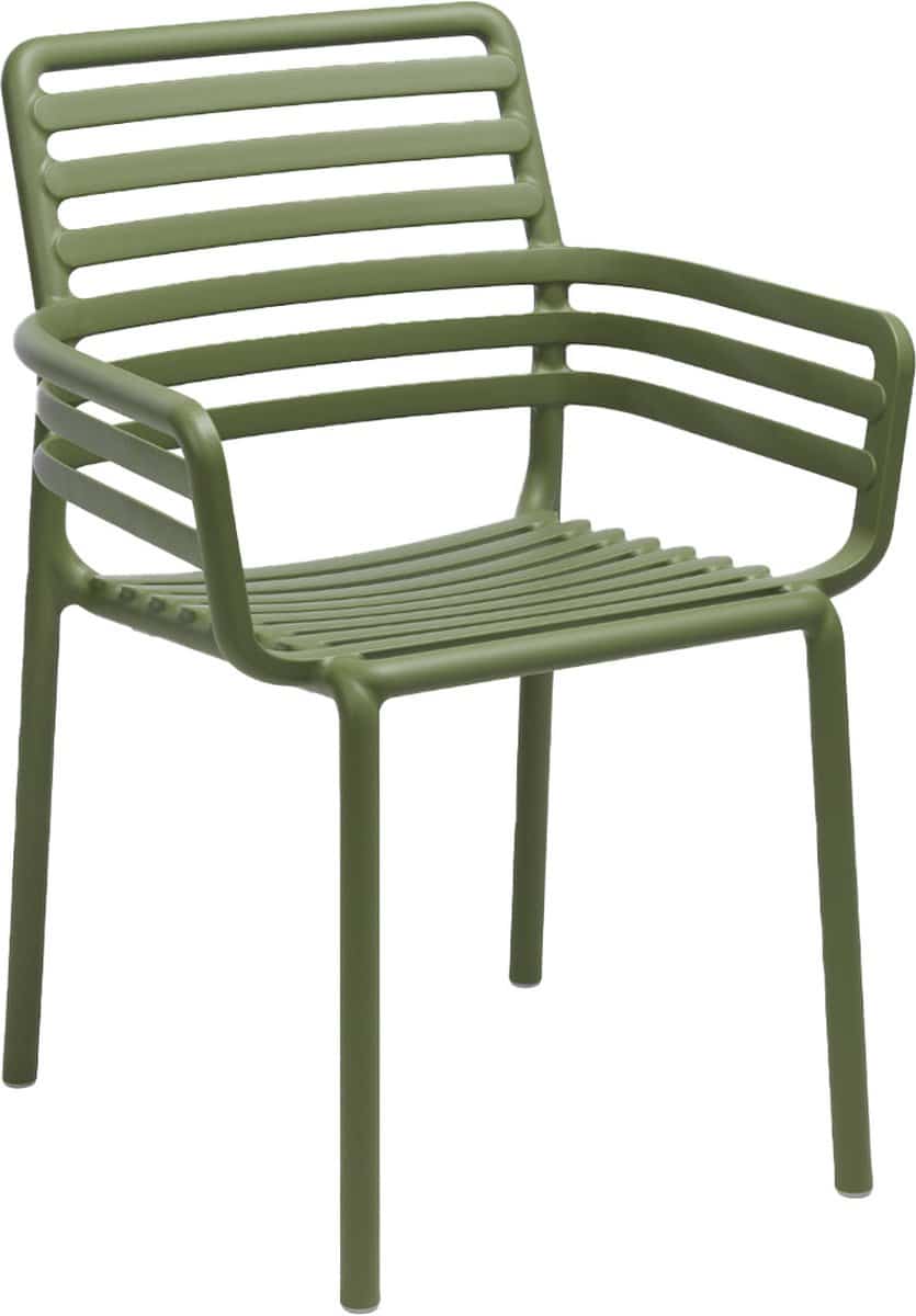 stapelbare tuinstoel doga | kunststof | agave