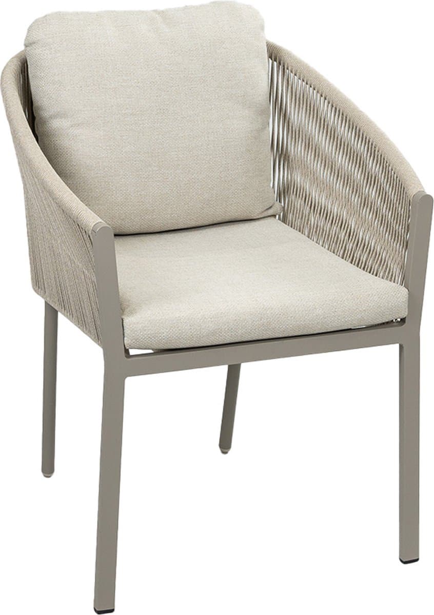 stapelbare tuinstoel elvira | camel & beige